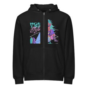 Playfun Pop Purple Tosca Premium full zip hoodie