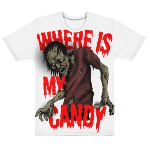 Black & Red Grungy Halloween Illustrative Streetwear T-Shirt