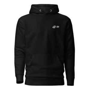 Black & White Adventure Typography Hoodie