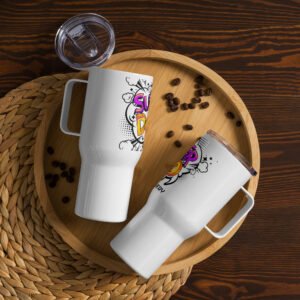 Colorful Pop Art Super Dad Father’s Day Mug