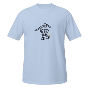 Skateboard Line Art Pop Culture Streetwear T-Shirt