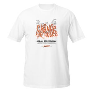 Orange & Black “Change The Rules” Bold Sketch Urban Streetwear T-Shirt
