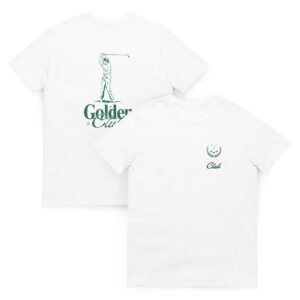 Cream & Green Golden Club Golf T-Shirt