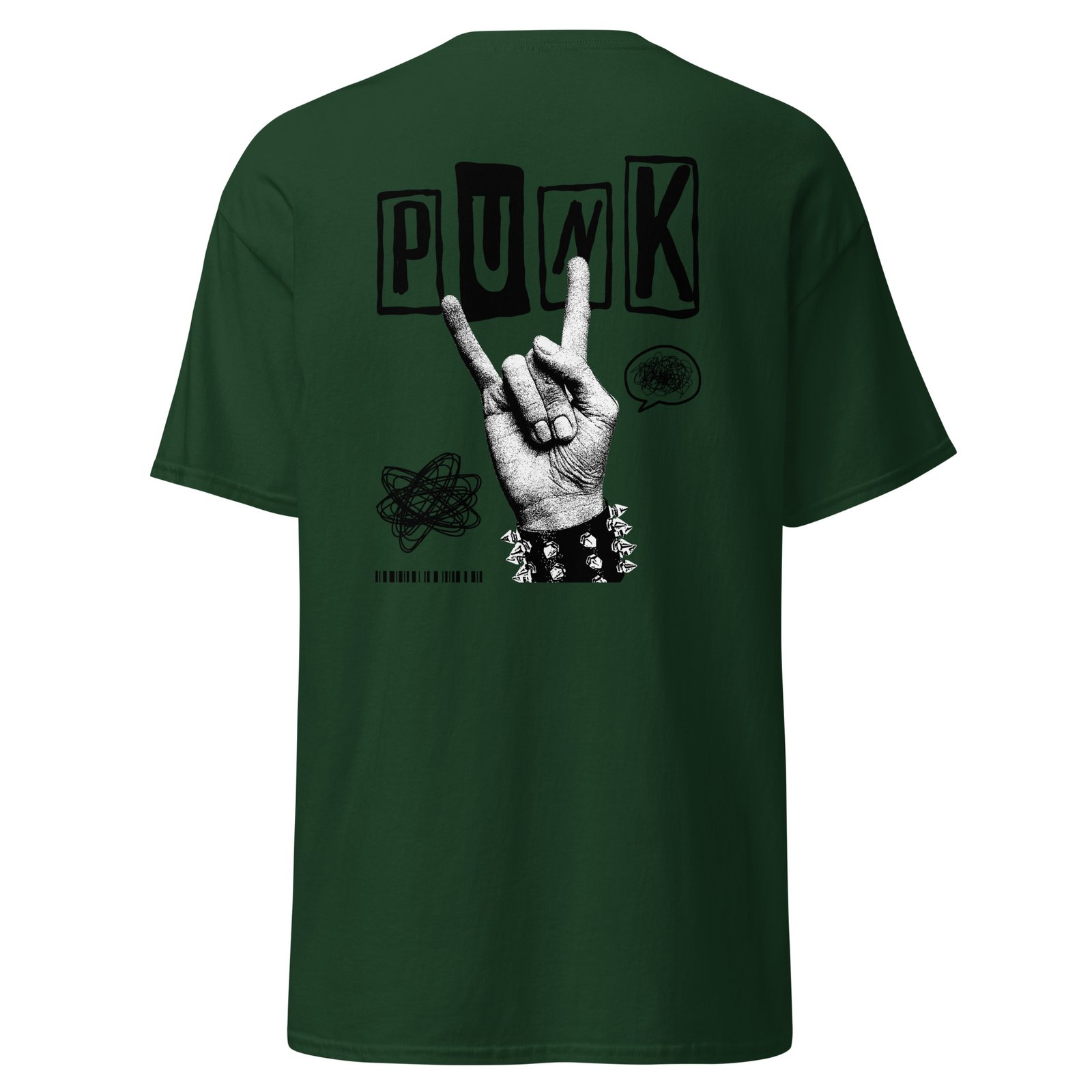 Black Punk Rebel Streetwear T-Shirt - Image 6
