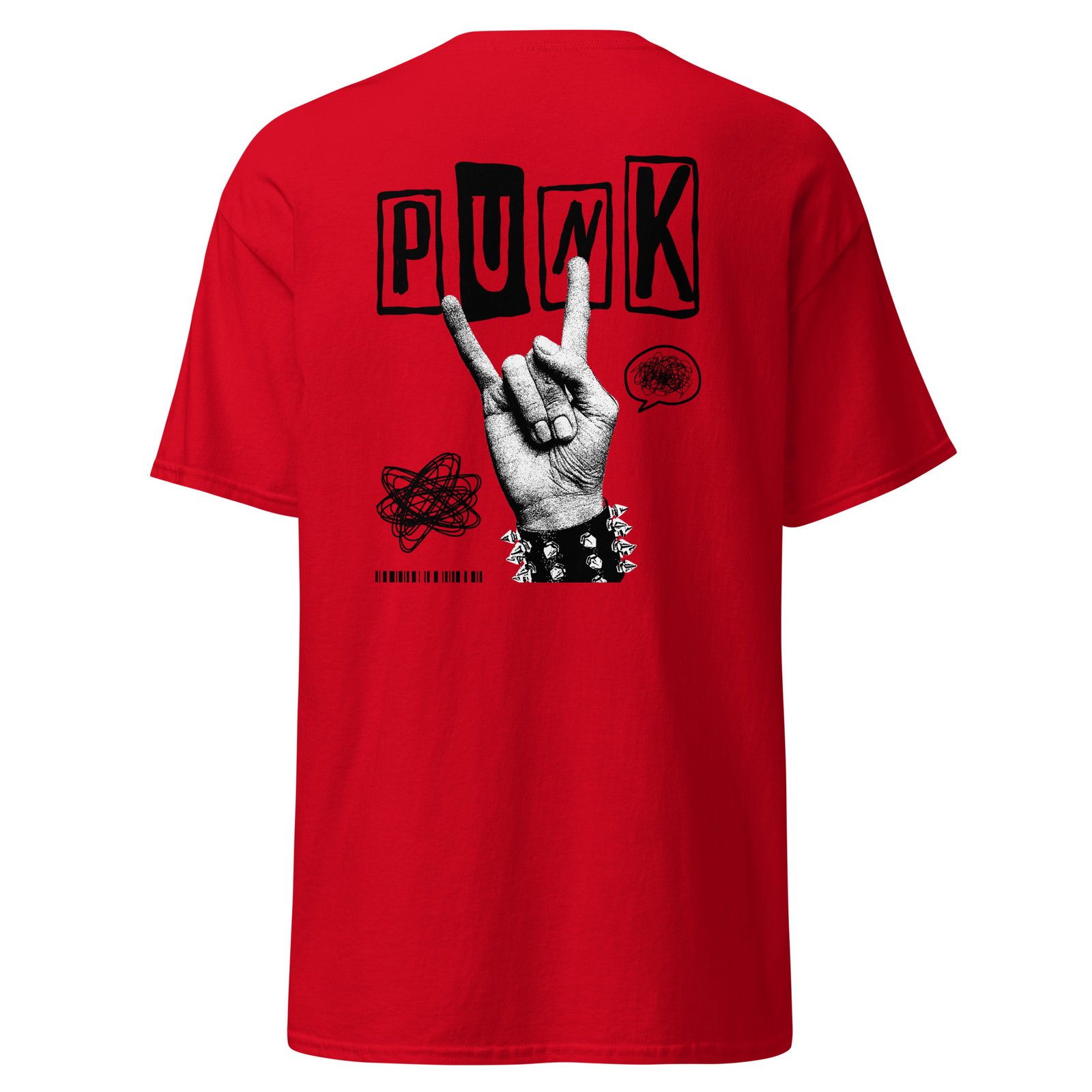 Black Punk Rebel Streetwear T-Shirt - Image 5