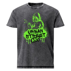 Denim Urban Street Art Tee – Bold Style, City Soul