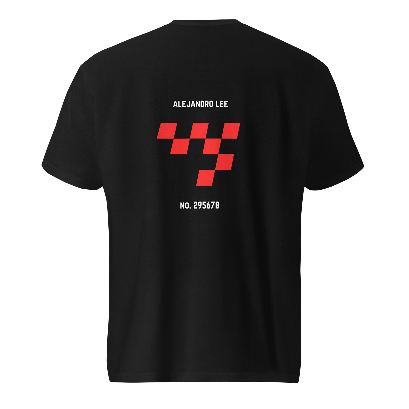 Red & Black Modern Car Racing Sports T-Shirt - Image 6