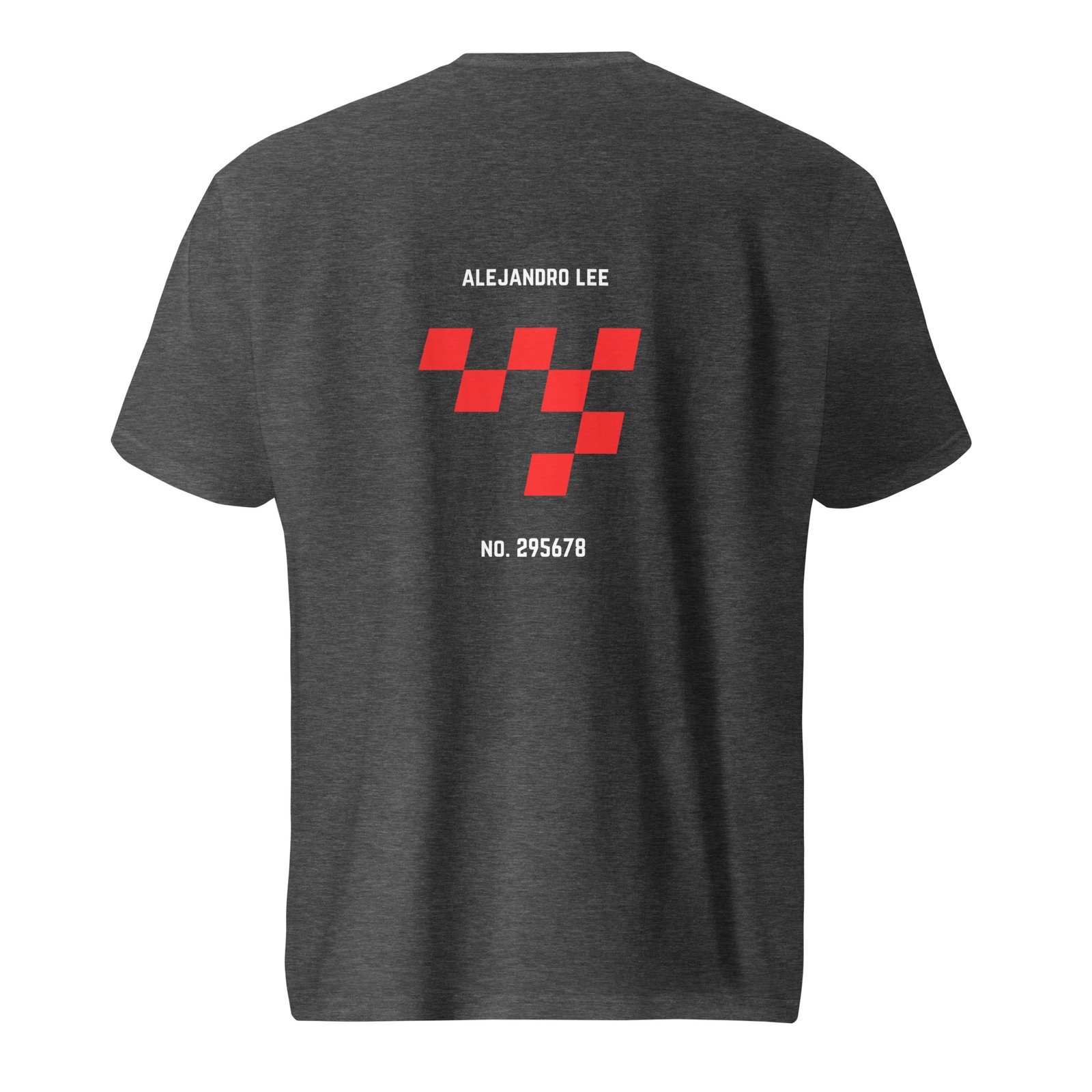 Red & Black Modern Car Racing Sports T-Shirt - Image 7