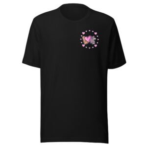 Title: Pink Cute Love Quote T-Shirt – Sweet & Stylish Romantic Graphic Tee