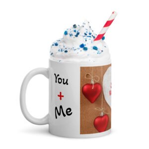 You & Me = Forever – Love Promise Mug